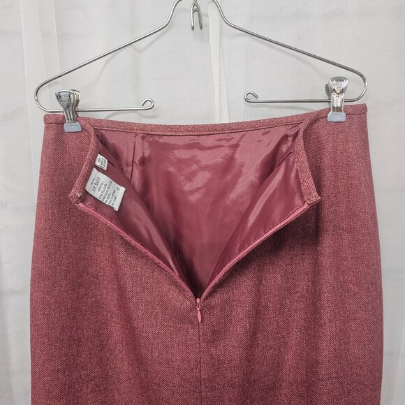 Le Suit Skirt Pink Coquette Twee Retro Pleated 10P - Picture 5 of 8